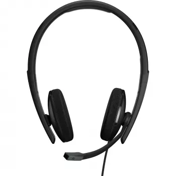 EPOS | SENNHEISER ADAPT 160T USB II ausinės su laidu, lankeliu, biurui/skambučių centrui, USB-A, juodos