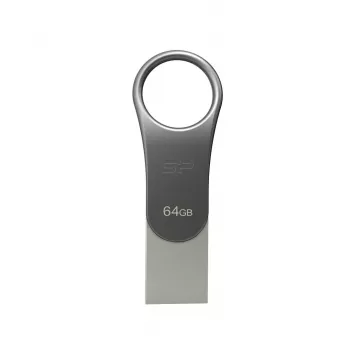 Silicon Power Mobile C80 64 GB USB atmintukas USB Type-A / USB Type-C 3.0 (3.1 Gen 1) Titanium