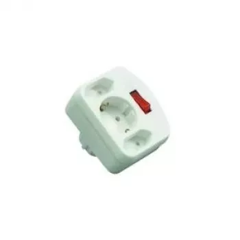 REV kombinuotas adapteris 2+1 sulankstomas