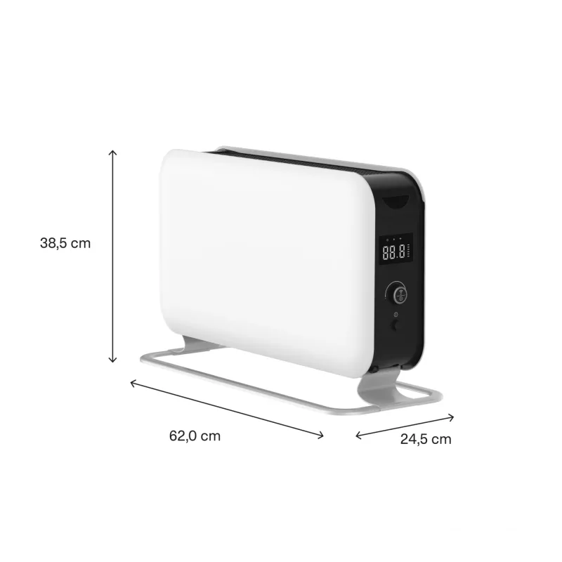 Mill konvekcinis šildytuvas CO1500MAXWIFI3, 1500 W, WiFi+programėlė, tinka iki 18 m², baltas