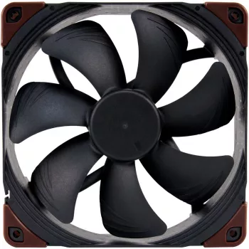 Ventiliatorius Noctua NF-A14 INDUSTRIALPPC-2000 PWM, 140x25 mm, 12V, PWM, 500–2000 RPM, 182,5 m³/h, IP52, SSO guolis
