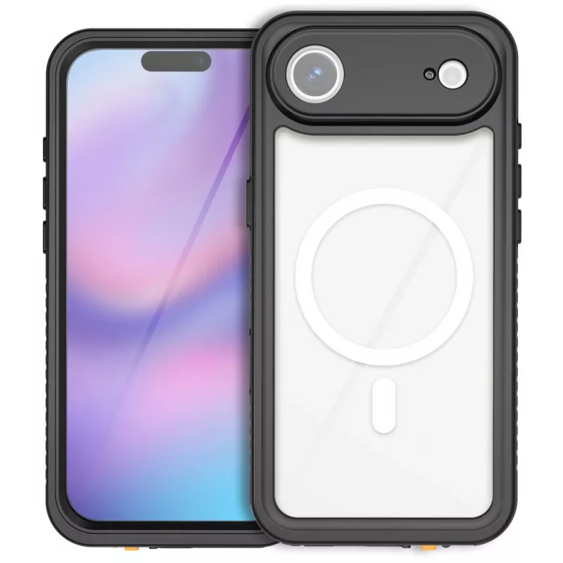 4smarts Dėklas iPhone 17 Air 16,8 cm Juodas Skaidrus