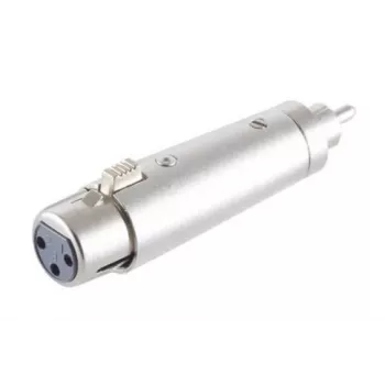 Microconnect XLRFG lyties keitiklis XLR (3 kontaktų) RCA sidabrinis