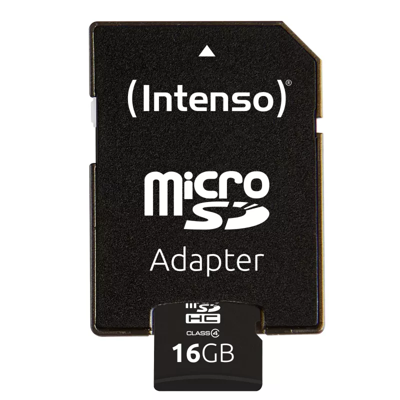 Atminties kortelė Intenso 16GB MicroSDHC Class 4 3403470