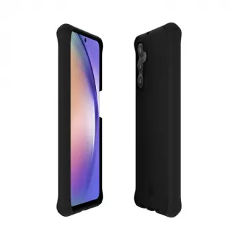 Mobilis SPECTRUM_R galinis dangtelis mobiliesiems telefonams – patvarus, antimikrobinis, 100% perdirbtas, Impacthane, juodas (066041)