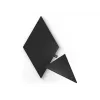 Nanoleaf NL47-0101TW-3PK Ultra Black trikampis išplėtimo rinkinys 3 vnt., Wi-Fi, juodas