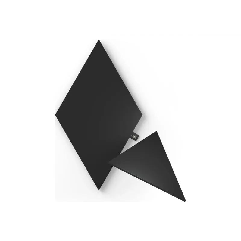 Nanoleaf NL47-0101TW-3PK Ultra Black trikampis išplėtimo rinkinys 3 vnt., Wi-Fi, juodas