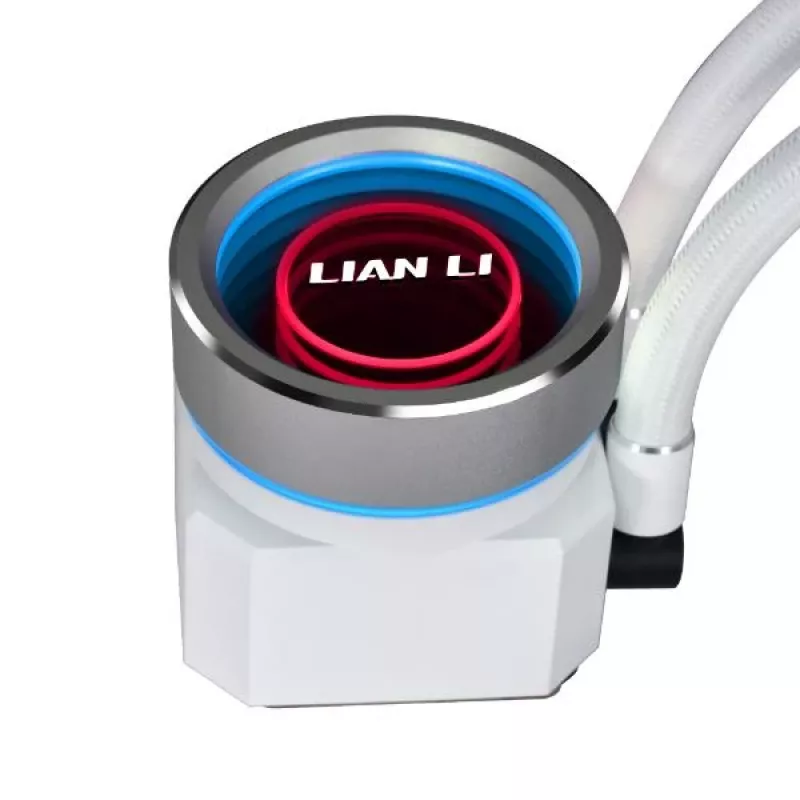 Vandens aušintuvas „All-in-one“ Lian Li Galahad II Trinity 12 cm Baltas