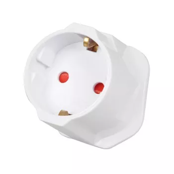 IBOX iaukeu maitinimo adapteris su keičiamais UK (G tipas) ir EU (E tipas) kištukais, 100–240V 50/60Hz, 7,5A, baltas