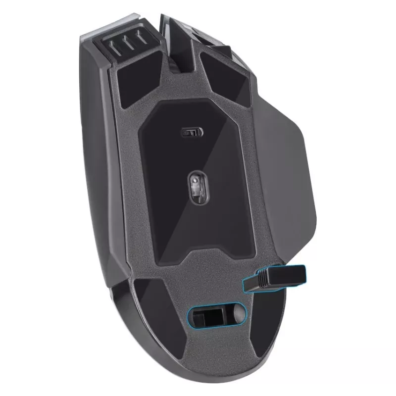 Defender Oneshot GM-067 Belaidė žaidimų pelė, dešinei rankai, RF + USB, pilka