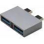 ROLINE USB 3.2 Gen1 adapteris 2x C – A ST/BU – adapteris – skaitmeniniai/duomenys (12.03.2947)