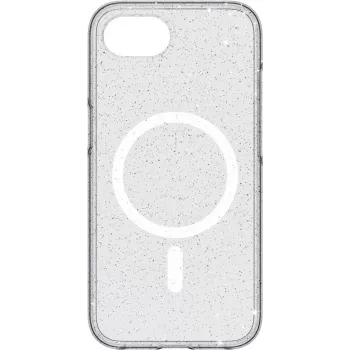 White Diamonds Cover Mag Glitter Dėklas Apple iPhone 16e, Skaidrus (00229692)