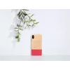 Apsauginis dėklas iš medžio ir polikarbonato iPhone XS Max – baltas miss match