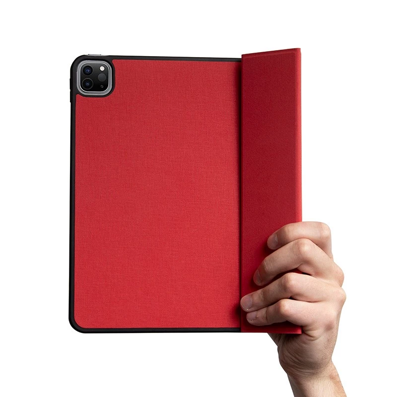 Crong Flexfolio dėklas raudonas, skirtas iPad 11 Pro / iPad Air 10.9 (27,7 cm / 10,9 inch)