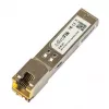 Tinklo jungiklio modulis MikroTik S-RJ01 — 1× Gigabit Ethernet (RJ-45), 1000 Mbps, 1,25 Gbit/s duomenų perdavimo sparta, 0,1 km perdavimas
