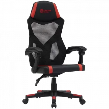 CANYON Flow MCH01 - ergonominė žaidimų kėdė - juoda ir raudona