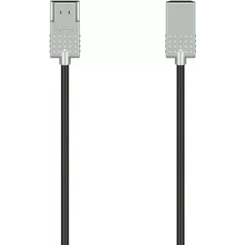 Hama Ultra-Slim HDMI laidas 1 m HDMI A tipas (Standartinis) Juodas, Sidabrinis
