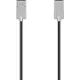 Hama Ultra-Slim HDMI laidas 1 m HDMI A tipas (Standartinis) Juodas, Sidabrinis