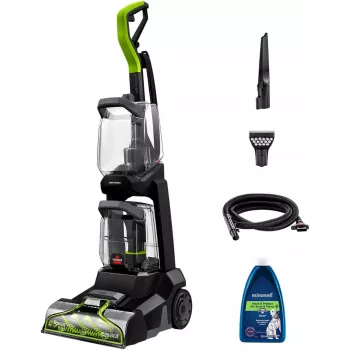 Bissell PowerWash Pet, vertikalus kilimų ir apmušalų valiklis, 3878N, maitinamas tinklu, rankinis, plovimo funkcija, 600 W, juoda/laimo, 24 mėn. garantija