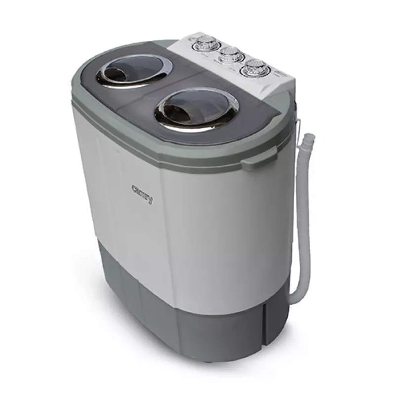 Camry Premium CR 8052 skalbimo mašina, viršutinis pakrovimas, 3 kg, pilka, balta
