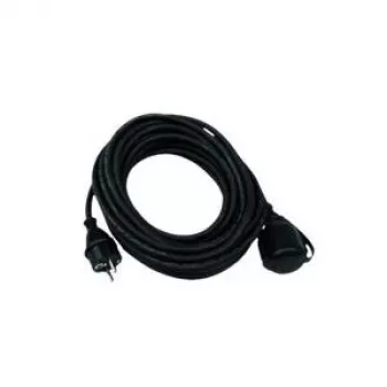 Prailginimo laidas REV 0065259 25 m 1 AC lizdas Lauko Juoda