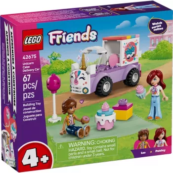 LEGO FRIENDS 426719 Automobilis su vienaragiu torto pristatymui