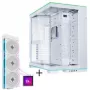 Lian Li O11 Dynamic EVO RGB korpusas + HydroShift II LCD-S 360TL AiO komplektas - Baltas