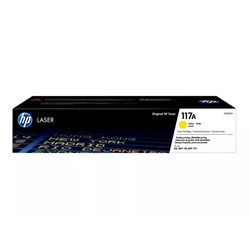 HP 117A geltonas originalus lazerinis kasečių toneris
