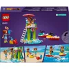 LEGO Friends paplūdimio vandens paspirtukas gelbėtojų rinkinys 5+ metų mergaitėms, berniukams ir vaikams su 2 mini lėlytėmis ir delfino figūrėle