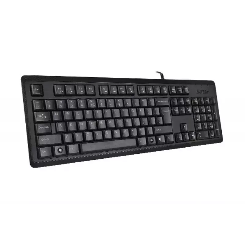 A4Tech KR-92 klaviatūra Universal USB QWERTY angliška Juoda