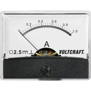 Voltcraft AM-60X46/1A/DC montavimo matavimo prietaisas 1 A nuolatinės srovės ritės matuoklis
