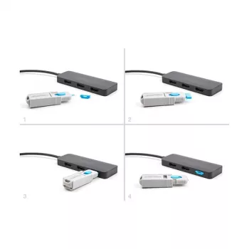 DeLOCK HDMI moteriško prievado blokatorius mėlynas 10 vnt. pakuotė
