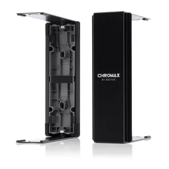 Montavimo rinkinys Noctua NA-HC4 chromax.black — Aliuminio šilumos šalintuvo priedas CPU, juodas