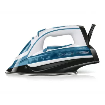Lyginimo lygintuvas Black & Decker BXIR2402E – 0,37 l bakas, 33 g/min nuolatinis garas, 140 g/min garo smūgis, anoduotas padas