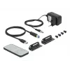 KVM jungiklis DeLOCK 11484 4 kompiuteriams, DisplayPort, HDMI, juodas