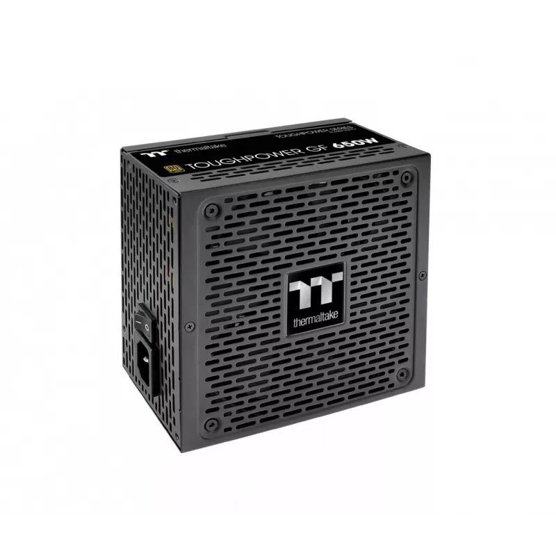 Maitinimo blokas THERMALTAKE Toughpower ATX 650W Gold, 80 PLUS Gold, 650 W, ATX, 90 mm ventiliatorius, 20+4 pin, 1x PCIe (6+2), 3x SATA, 2x Molex