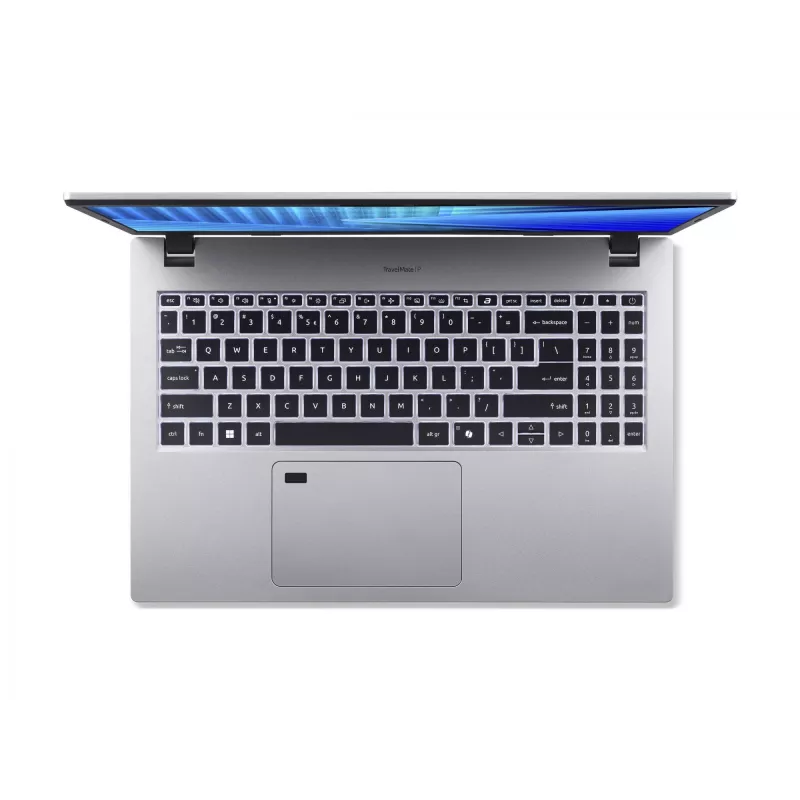 Nešiojamas kompiuteris Acer TravelMate P2 TMP215-55-G2 Intel Core Ultra 7 255U, 15,6 colio FHD, 32 GB DDR5, 1 TB SSD, Windows 11 Pro, sidabrinis