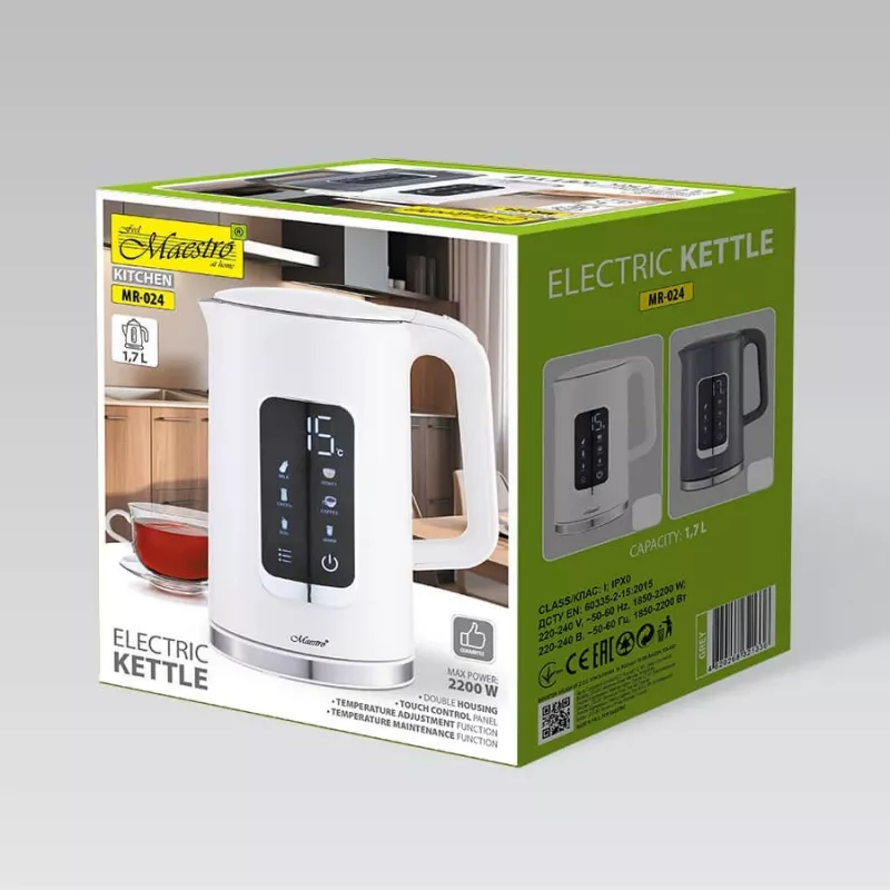 Elektrinis virdulys Maestro MR-024-GREY