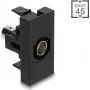 BNC modulis DELOCK 90960 Easy 45 juodas – BNC jungties modulis, kampuotas 45°