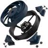 Ventiliatorius Cooler Master Mobius 120 OC 12 cm juodas 3 greičiai 3200 RPM