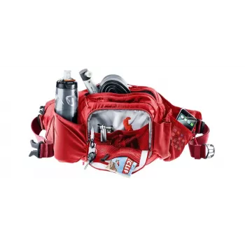 Deuter Pulse 5 l juosmeninė kuprinė Raudona