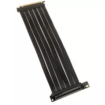 Kolink PCI Express 5.0 x16 į x16 lankstusis kabelis, 90 laipsnių, juodas – 30 cm