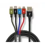 Universalus 4 viename įkrovimo laidas I-BOX USB IKUM4W1