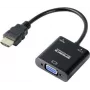 SP-10352148 HDMI adapteris [1x HDMI - 1x VGA] juodas standartinis 0,15 m (SP-10352148)