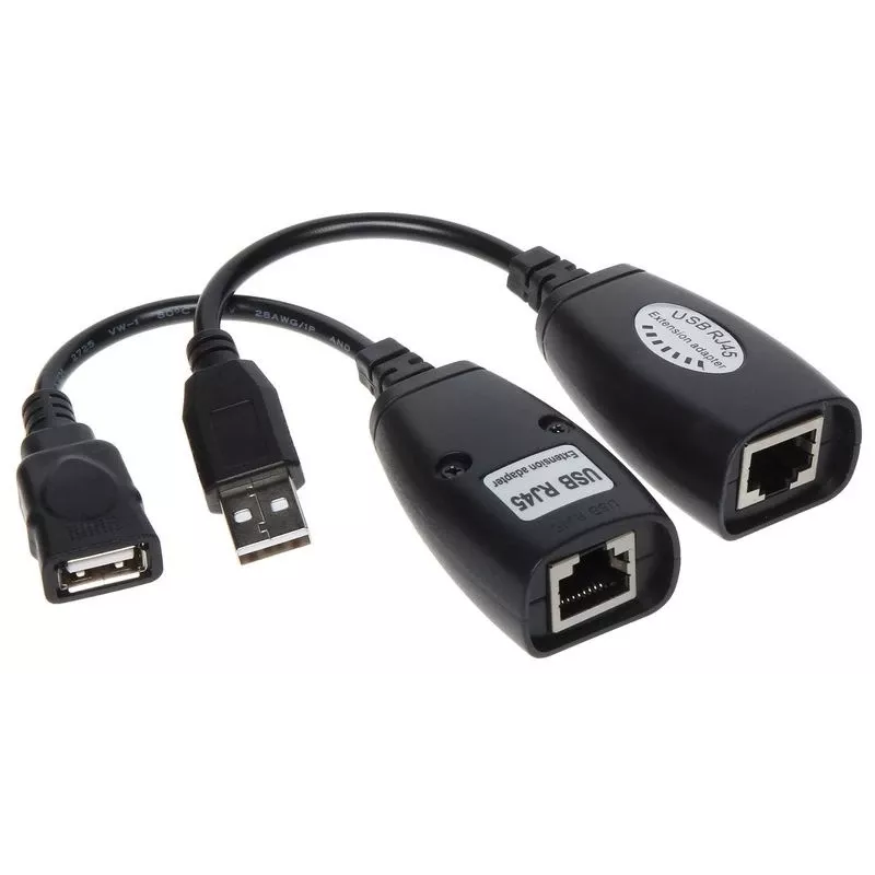 Genway USB-EX-50 USB 2.0 sąsajų šakotuvas, juodas