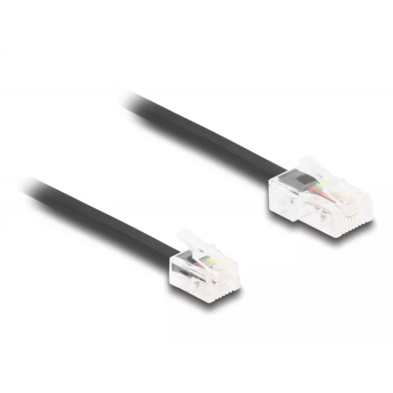DeLOCK telefono kabelis RJ11 – RJ45 3 m juodas
