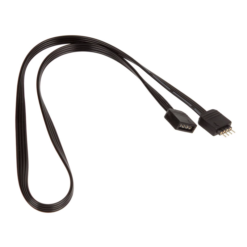 Akasa AK-CBLD01-50BK LED apšvietimo juostos prailgintuvas, 50 cm, juodas