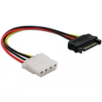 DeLOCK maitinimo kabelis SATA / Molex juodas raudonas 0.12 m 860115