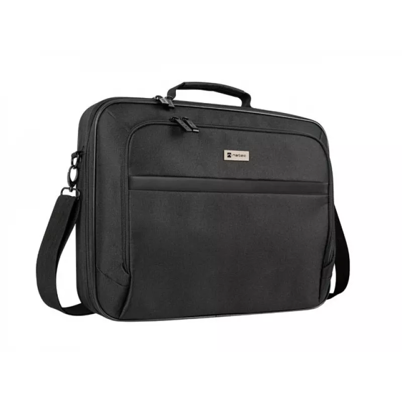 Portfelis NATEC Boxer Lite 39,6 cm (15,6 col.) – poliesteris, 2 skyriai, petneša, 410×305×65 mm, 750 g