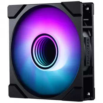 Phanteks M25 Gen2 120mm PWM D-RGB korpuso ventiliatorius - juodas